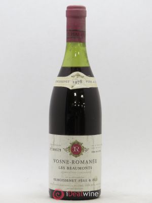 Vosne-Romanée Les Beaumonts Remoissenet 1978 - Lot of 1 Bottle