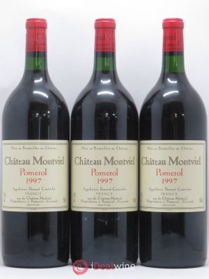 Château Montviel  1997 - Lot of 3 Magnums