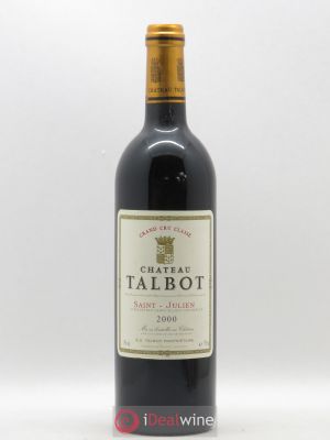 Château Talbot 4ème Grand Cru Classé  2000 - Lot de 1 Bouteille