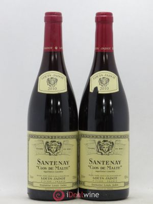 Santenay Clos de Malte Maison Louis Jadot (no reserve) 2010 - Lot of 2 Bottles