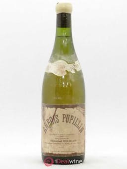 Arbois Pupillin Chardonnay (cire blanche) Overnoy-Houillon (Domaine)  1999 - Lot de 1 Bouteille