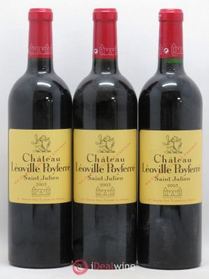 Château Léoville Poyferré 2ème Grand Cru Classé  2003 - Lot of 3 Bottles