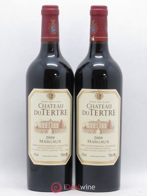 Château du Tertre 5ème Grand Cru Classé  2000 - Lot of 2 Bottles