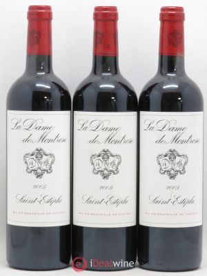 La Dame de Montrose Second Vin  2005 - Lot de 3 Bouteilles