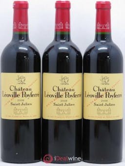 Château Léoville Poyferré 2ème Grand Cru Classé  2008 - Lot of 3 Bottles