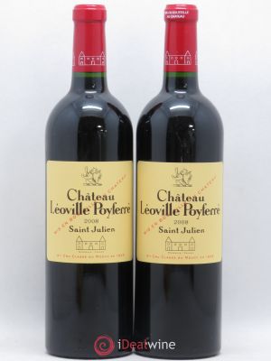 Château Léoville Poyferré 2ème Grand Cru Classé  2008 - Lot of 2 Bottles