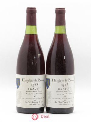 Beaune cuvée Cyrot Chaudron Hospices de Beaune Le club Francais du vin 1983 - Lot of 2 Bottles