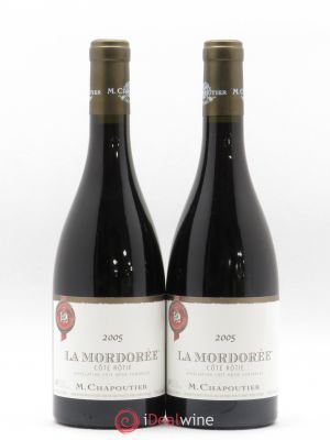 Côte-Rôtie La Mordorée Chapoutier  2005 - Lot of 2 Bottles