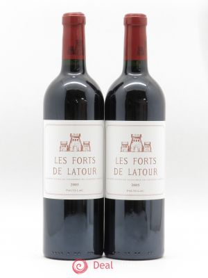 Les Forts de Latour Second Vin  2005 - Lot de 2 Bouteilles