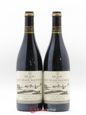IGP Pays d'Hérault (Vin de Pays de l'Hérault) Mas Daumas Gassac Famille Guibert de La Vaissière 1998 - Lot of 2 Bottles