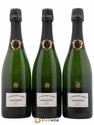 Grande Année Bollinger  2005 - Lot de 3 Bouteilles