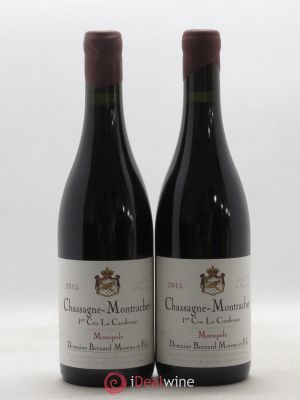 Chassagne-Montrachet 1er Cru La Cardeuse Domaine Bernard Moreau 2015 - Lot of 2 Bottles