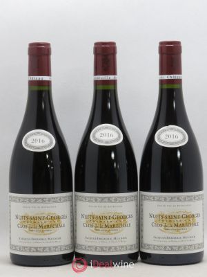 Nuits Saint-Georges 1er Cru Clos de La Maréchale Jacques-Frédéric Mugnier  2016 - Lot of 3 Bottles