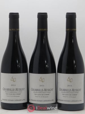 Chambolle-Musigny Les Clos de l'Orme Sylvain Cathiard & Fils  2014 - Lot de 3 Bouteilles