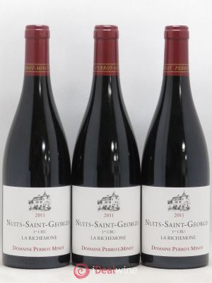 Nuits Saint-Georges 1er Cru La Richemone Vieilles Vignes Perrot-Minot  2011 - Lot of 3 Bottles