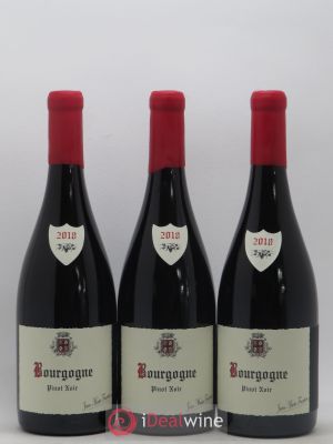Bourgogne Pinot Noir Domaine Jean Marie Fourrier (sans prix de réserve) 2018 - Lot de 3 Bouteilles
