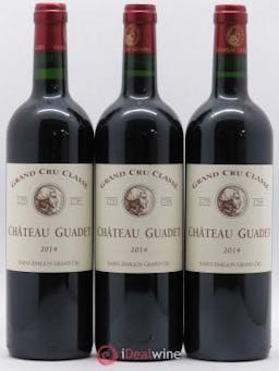Château Guadet Grand Cru Classé  2014 - Lot de 3 Bouteilles