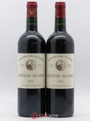 Château Guadet Grand Cru Classé  2014 - Lot de 2 Bouteilles