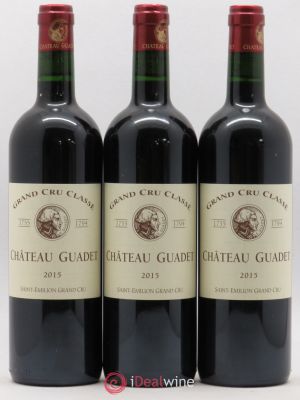 Château Guadet Grand Cru Classé  2015 - Lot of 3 Bottles