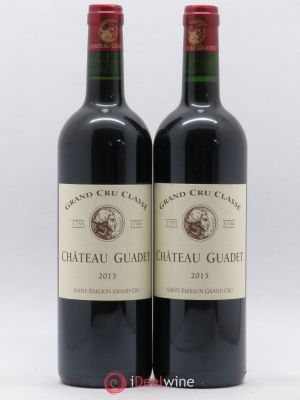 Château Guadet Grand Cru Classé  2015 - Lot of 2 Bottles