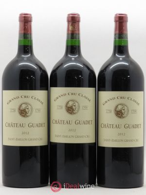 Château Guadet Grand Cru Classé  2012 - Lot de 3 Magnums