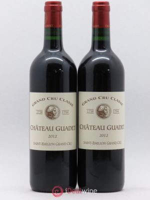 Château Guadet Grand Cru Classé  2012 - Lot of 2 Bottles