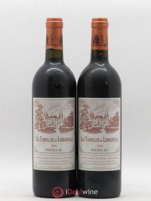 Les Tourelles de Longueville Second Vin  2000 - Lot de 2 Bouteilles