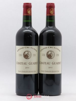 Château Guadet Grand Cru Classé  2011 - Lot of 2 Bottles