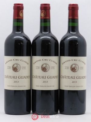 Château Guadet Grand Cru Classé  2013 - Lot de 3 Bouteilles