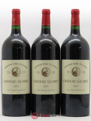 Château Guadet Grand Cru Classé  2013 - Lot de 3 Magnums