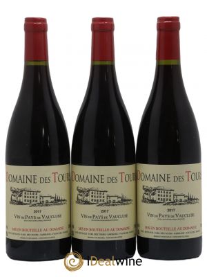 IGP Vaucluse (Vin de Pays de Vaucluse) Domaine des Tours Emmanuel Reynaud  2017 - Lot of 3 Bottles