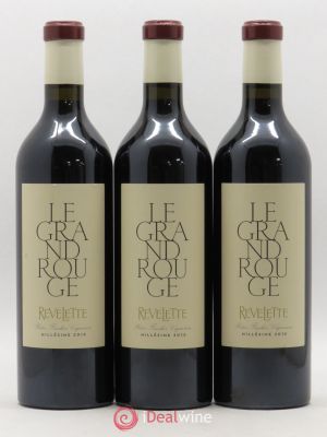 IGP Méditerranée Château Revelette Le Grand Rouge Château Revelette  2015 - Lot of 3 Bottles