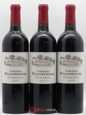 Château Beauregard  2010 - Lot of 3 Bottles