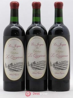 Premières-Côtes-de-Blaye (Blaye-Côtes-de-Bordeaux) Le Joyau du Château Le Queyroux 2001 - Lot of 3 Bottles