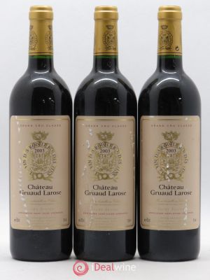 Château Gruaud Larose 2ème Grand Cru Classé  2003 - Lot of 3 Bottles