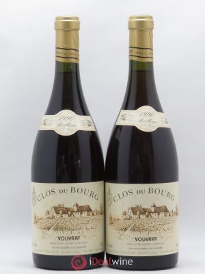 Vouvray Clos du Bourg Moelleux 1ère trie Huet (Domaine)  1990 - Lot of 2 Bottles