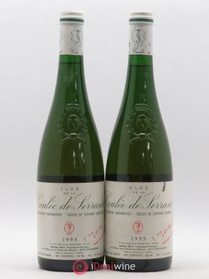 Savennières Clos de la Coulée de Serrant Vignobles de la Coulée de Serrant - Nicolas Joly  1995 - Lot of 2 Bottles