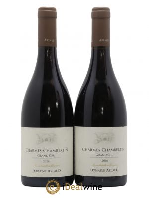 Charmes-Chambertin Grand Cru Arlaud  2016 - Lot of 2 Bottles