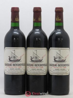 Château Beychevelle 4ème Grand Cru Classé  1995 - Lot of 3 Bottles