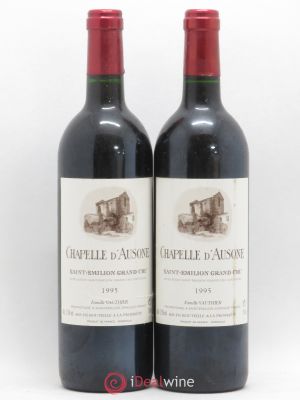 Chapelle d'Ausone Second vin  1995 - Lot of 2 Bottles