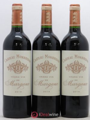 Château Monbrison  2014 - Lot of 3 Bottles