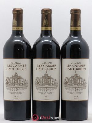 Château Les Carmes Haut-Brion  2014 - Lot of 3 Bottles