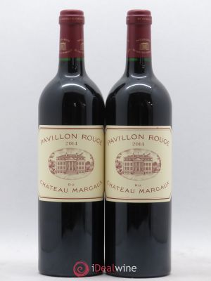 Pavillon Rouge du Château Margaux Second Vin (sans prix de réserve) 2014 - Lot de 2 Bouteilles