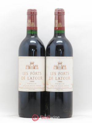 Les Forts de Latour Second Vin  1992 - Lot de 2 Bouteilles