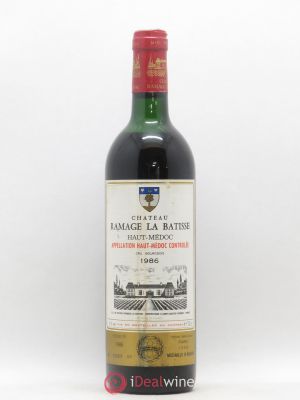 Château Ramage la Bâtisse Cru Bourgeois  1986 - Lot of 1 Bottle