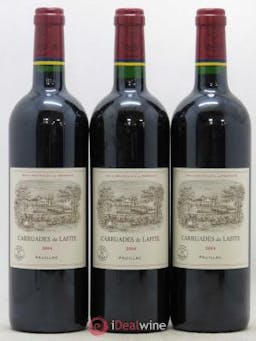 Carruades de Lafite Rothschild Second vin  2004 - Lot de 3 Bouteilles