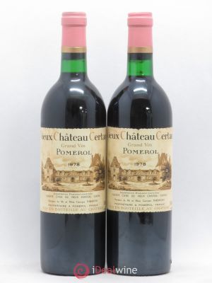 Vieux Château Certan  1978 - Lot of 2 Bottles