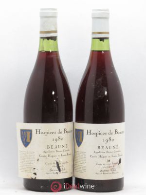 Beaune 1er Cru Hospices de Beaune Cuvée Hugues et Louise-Bétault 1980 - Lot of 2 Bottles