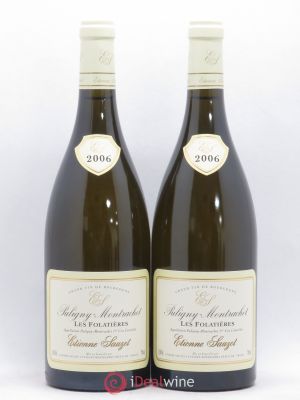 Puligny-Montrachet 1er Cru Les Folatières Etienne Sauzet  2006 - Lot of 2 Bottles