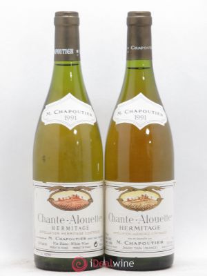 Hermitage Chante Alouette Chapoutier  1991 - Lot of 2 Bottles
